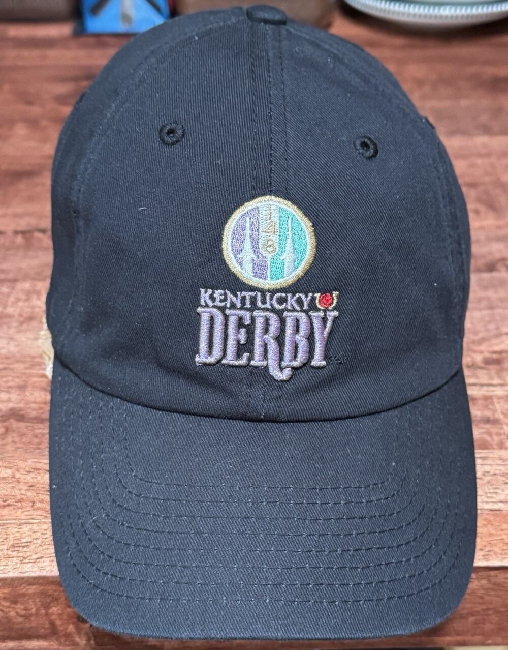Kentucky Derby Hat 148 Logo Cap 47 Brand Blue Cotton Strap Back Adjustable
